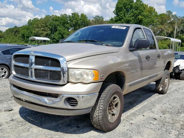 3D7KS28C25G745256 - 2005 DODGE RAM 2500 S Ոսկեգույն լուսանկար 2