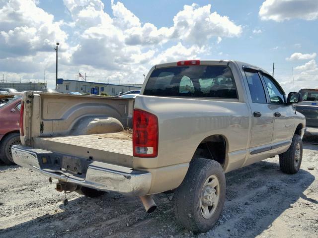 3D7KS28C25G745256 - 2005 DODGE RAM 2500 S Ոսկեգույն լուսանկար 4