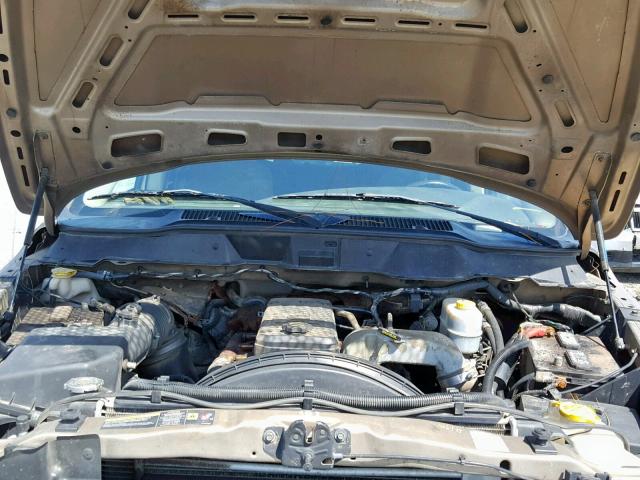 3D7KS28C25G745256 - 2005 DODGE RAM 2500 S Ոսկեգույն լուսանկար 7