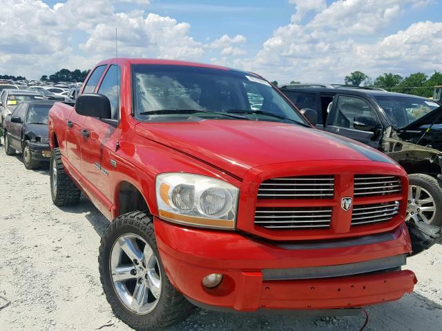 1D7HU18206S617307 - 2006 DODGE RAM 1500 S RED photo 1