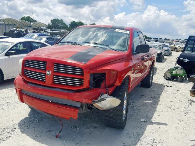 1D7HU18206S617307 - 2006 DODGE RAM 1500 S RED photo 2