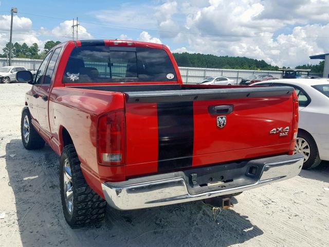 1D7HU18206S617307 - 2006 DODGE RAM 1500 S RED photo 3