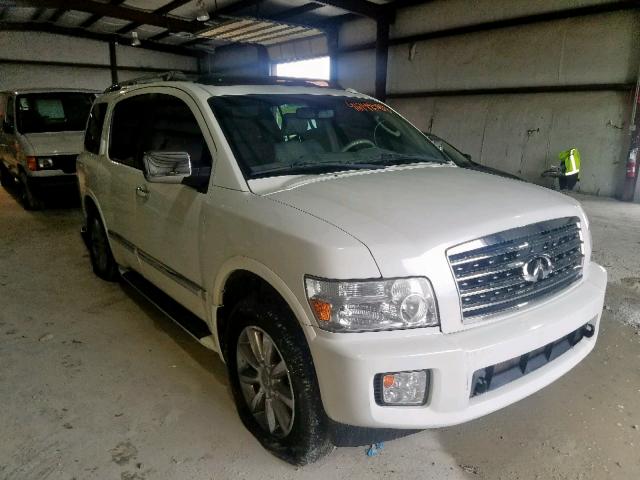 5N3AA08CX9N901699 - 2009 INFINITI QX56 WHITE photo 1