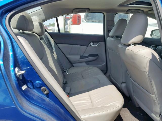 19XFB2F93CE039148 - 2012 HONDA CIVIC EXL 蓝色 照片 6