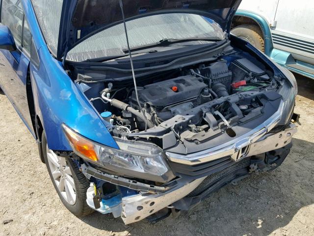 19XFB2F93CE039148 - 2012 HONDA CIVIC EXL 蓝色 照片 9