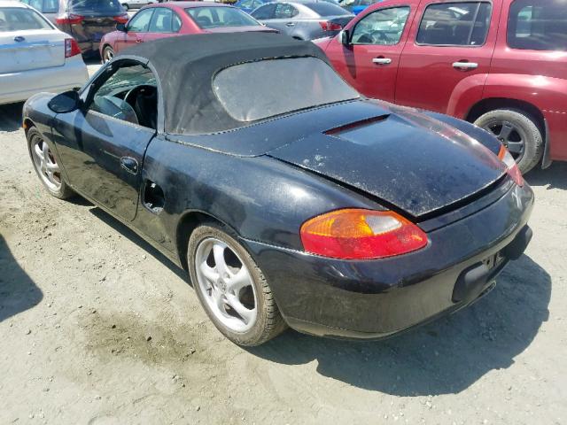 WP0CA2981WU622400 - 1998 PORSCHE BOXSTER BLACK photo 3