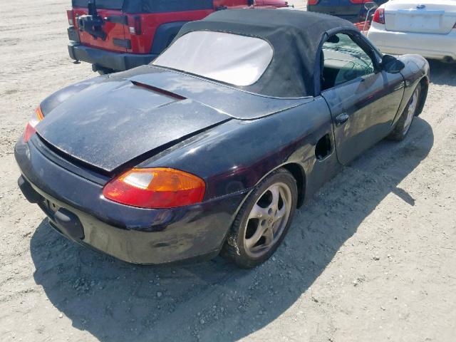 WP0CA2981WU622400 - 1998 PORSCHE BOXSTER BLACK photo 4