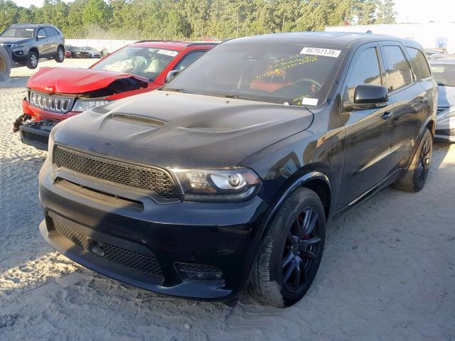 1C4SDJGJXJC209733 - 2018 DODGE DURANGO SR BLACK photo 2