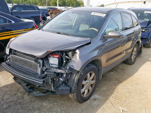 5J6RE48759L001801 - 2009 HONDA CR-V EXL BROWN photo 2