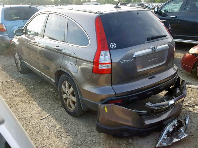 5J6RE48759L001801 - 2009 HONDA CR-V EXL BROWN photo 3