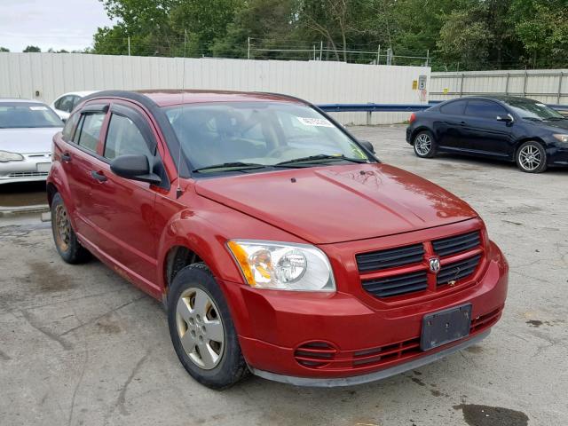 1B3HB28B98D502073 - 2008 DODGE CALIBER RED photo 1