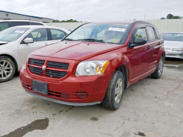 1B3HB28B98D502073 - 2008 DODGE CALIBER RED photo 2