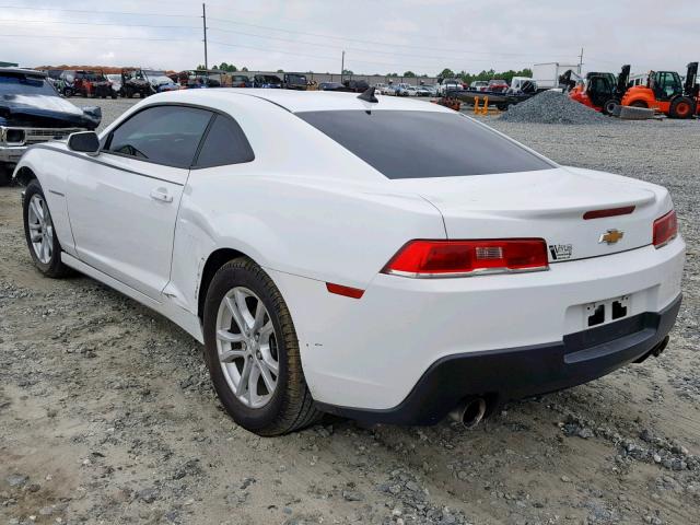 2G1FA1E34E9244210 - 2014 CHEVROLET CAMARO LS WHITE photo 3