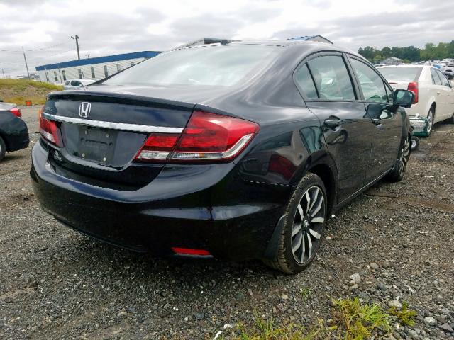 19XFB2F99FE268986 - 2015 HONDA CIVIC EXL 黑色 照片 4