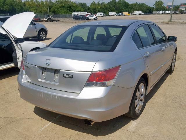 1HGCP26838A053137 - 2008 HONDA ACCORD EXL SILVER photo 4