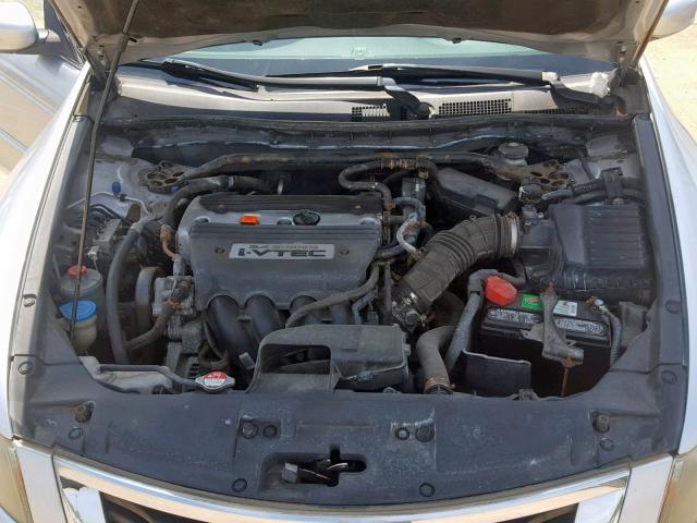 1HGCP26838A053137 - 2008 HONDA ACCORD EXL SILVER photo 7