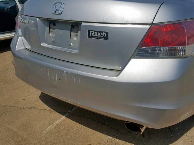 1HGCP26838A053137 - 2008 HONDA ACCORD EXL SILVER photo 9