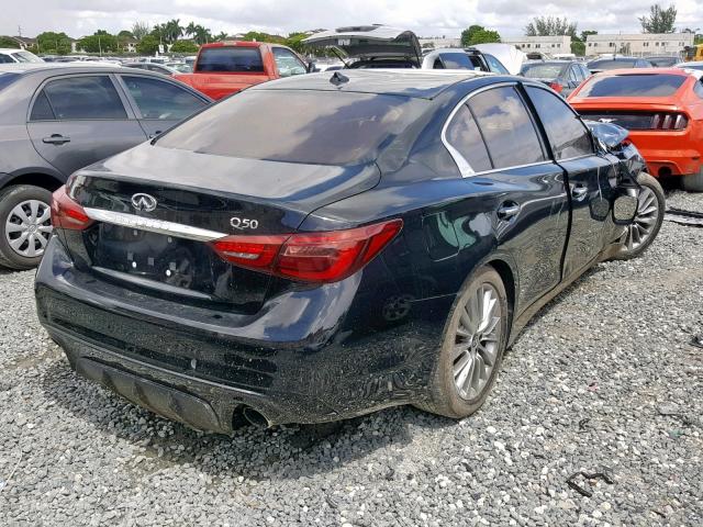 JN1EV7APXJM591026 - 2018 INFINITI Q50 LUXE BLACK photo 4