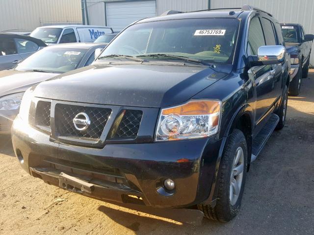 5N1AA0NC6BN603847 - 2011 NISSAN ARMADA SV BLACK photo 2