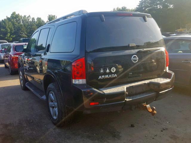 5N1AA0NC6BN603847 - 2011 NISSAN ARMADA SV BLACK photo 3