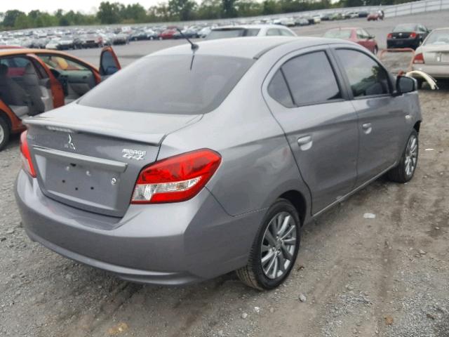 ML32F3FJ1JHF03098 - 2018 MITSUBISHI MIRAGE G4 GRAY photo 4