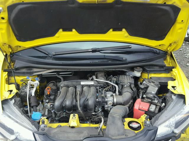 3HGGK5G83FM731014 - 2015 HONDA FIT EX YELLOW photo 7