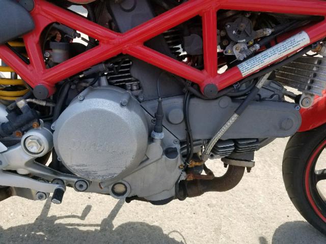 ZDM1RAAN47B102494 - 2007 DUCATI MONSTER S2 RED photo 7