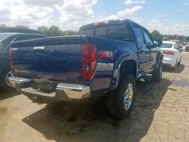 1GCHSDFE4C8140341 - 2012 CHEVROLET COLORADO L BLUE photo 4