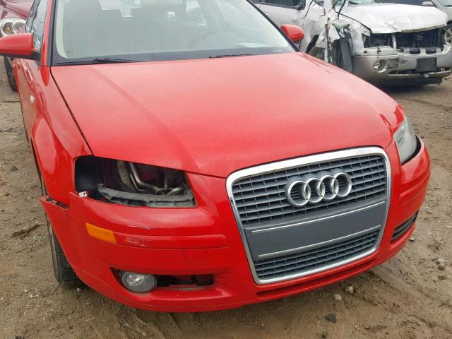 WAUNF78P18A054117 - 2008 AUDI A3 2.0 PRE RED photo 9