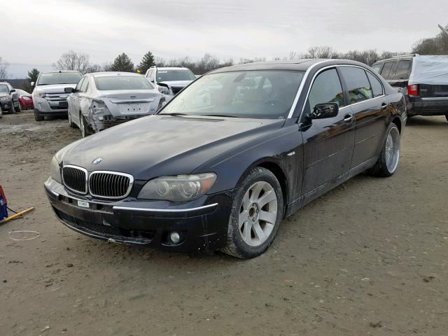 WBAHN83527DT66293 - 2007 BMW 750 BLACK photo 2