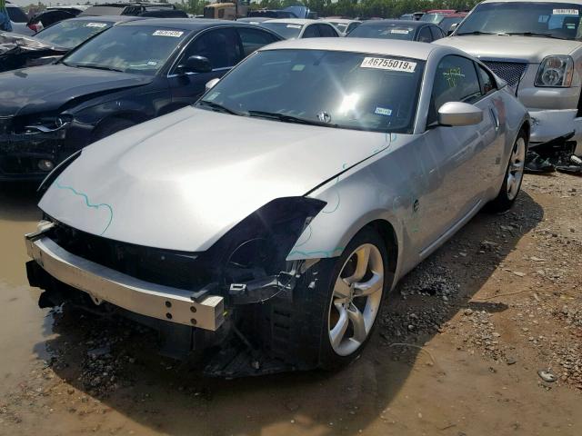 JN1BZ34D48M700561 - 2008 NISSAN 350Z COUPE SILVER photo 2