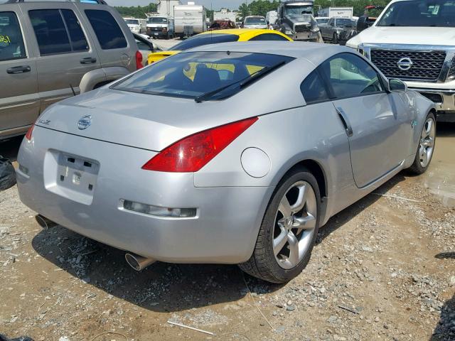 JN1BZ34D48M700561 - 2008 NISSAN 350Z COUPE SILVER photo 4