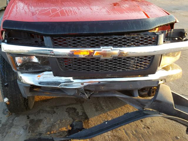 1GCDS136X68134171 - 2006 CHEVROLET COLORADO RED photo 9