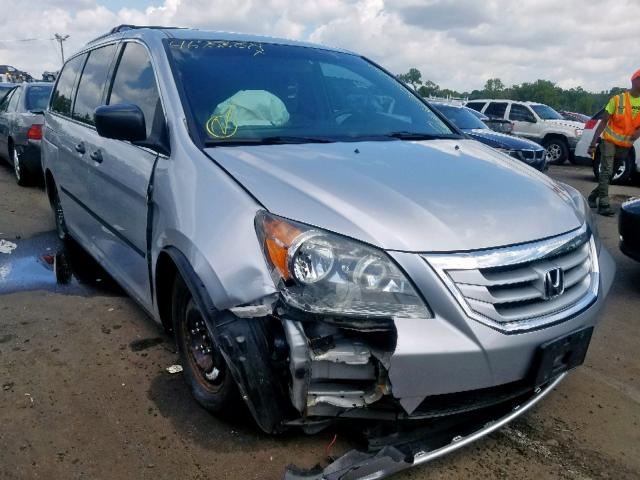 5FNRL3H28AB026662 - 2010 HONDA ODYSSEY LX GRAY photo 1