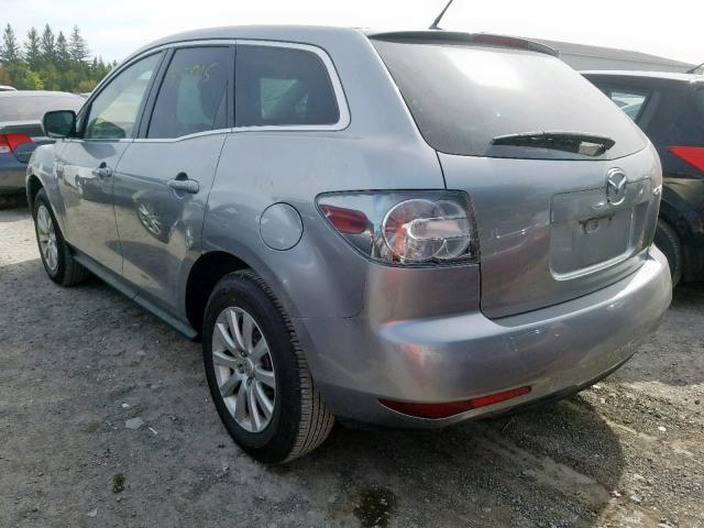 JM3ER2W52A0352760 - 2010 MAZDA CX-7 GRAY photo 3