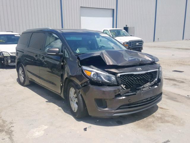 KNDMB5C19G6129116 - 2016 KIA SEDONA LX GRAY photo 1