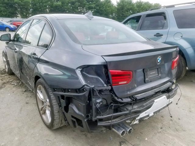 WBA8B9G3XHNT89789 - 2017 BMW 330 I GRAY photo 3