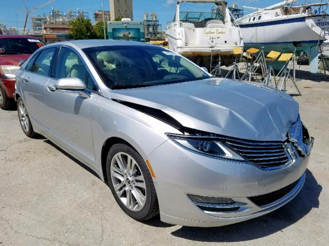 3LN6L2LU8DR824812 - 2013 LINCOLN MKZ HYBRID SILVER photo 1