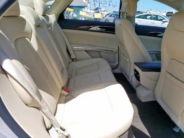 3LN6L2LU8DR824812 - 2013 LINCOLN MKZ HYBRID SILVER photo 6