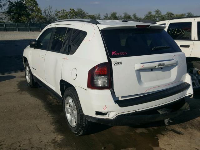 1C4NJCBA7GD751688 - 2016 JEEP COMPASS SP WHITE photo 3