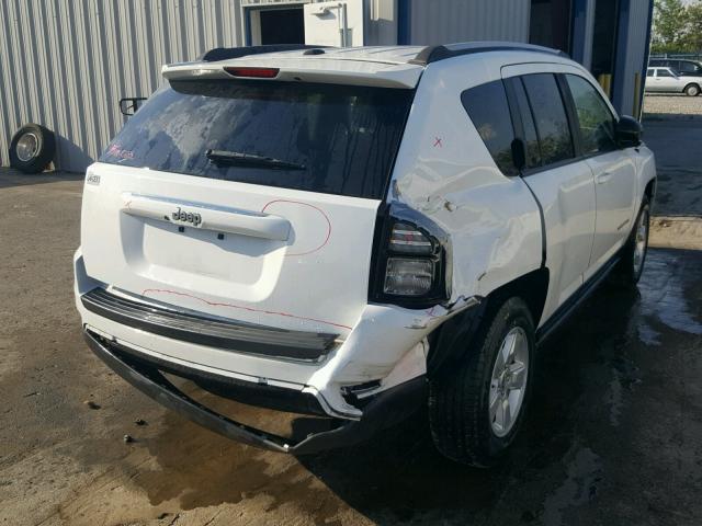 1C4NJCBA7GD751688 - 2016 JEEP COMPASS SP WHITE photo 4