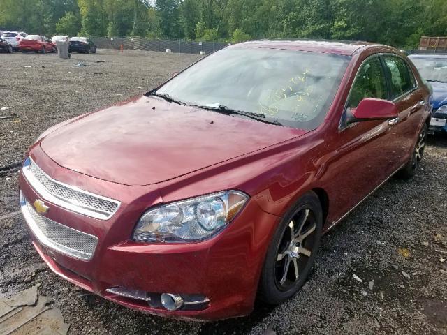 1G1ZK57B19F180470 - 2009 CHEVROLET MALIBU LTZ წითელი ფოტო 2
