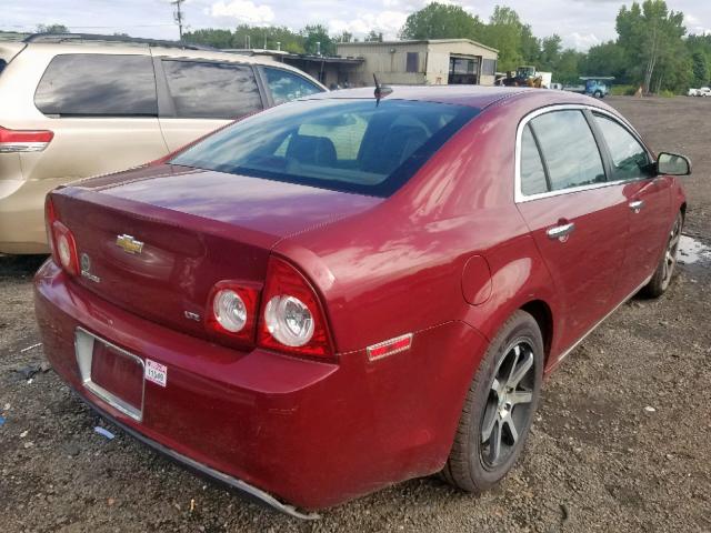 1G1ZK57B19F180470 - 2009 CHEVROLET MALIBU LTZ წითელი ფოტო 4