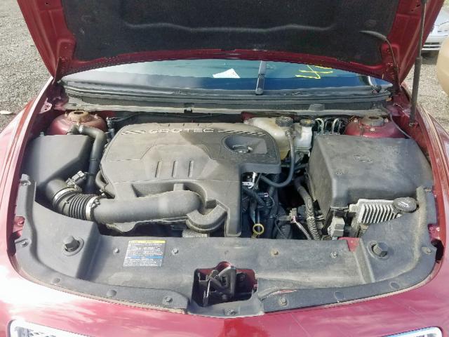 1G1ZK57B19F180470 - 2009 CHEVROLET MALIBU LTZ წითელი ფოტო 7