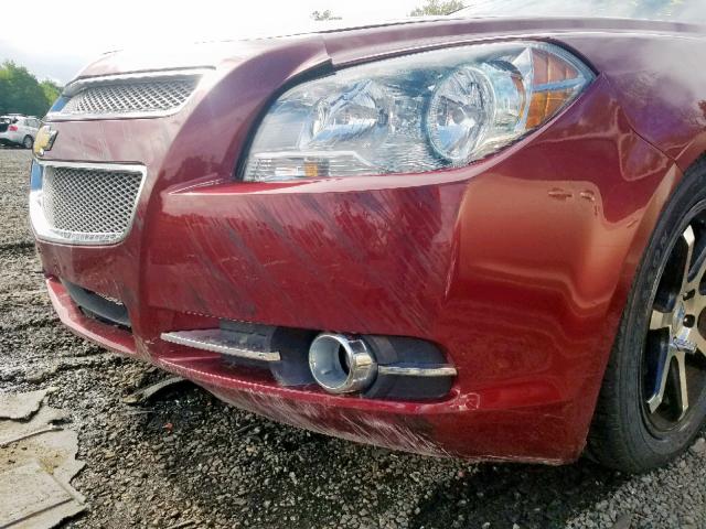 1G1ZK57B19F180470 - 2009 CHEVROLET MALIBU LTZ წითელი ფოტო 9