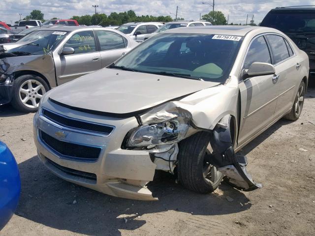 1G1ZC5E09CF296778 - 2012 CHEVROLET MALIBU 1LT 金色 照片 2