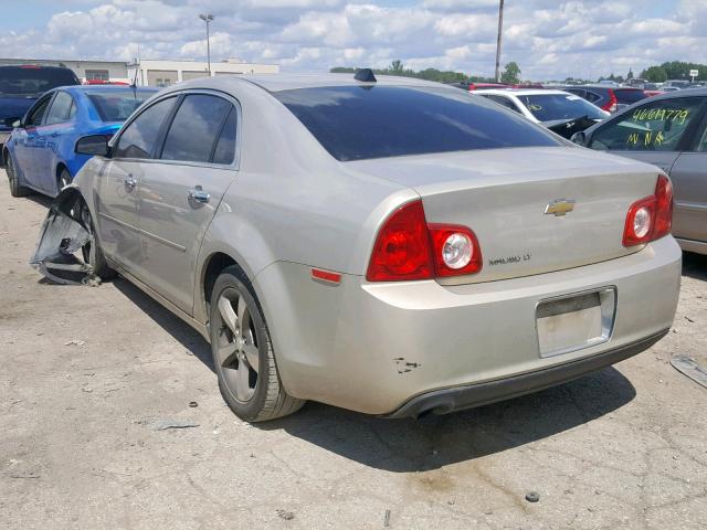 1G1ZC5E09CF296778 - 2012 CHEVROLET MALIBU 1LT 金色 照片 3