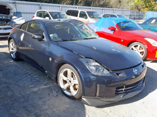 JN1BZ34D58M702948 - 2008 NISSAN 350Z COUPE BLUE photo 1