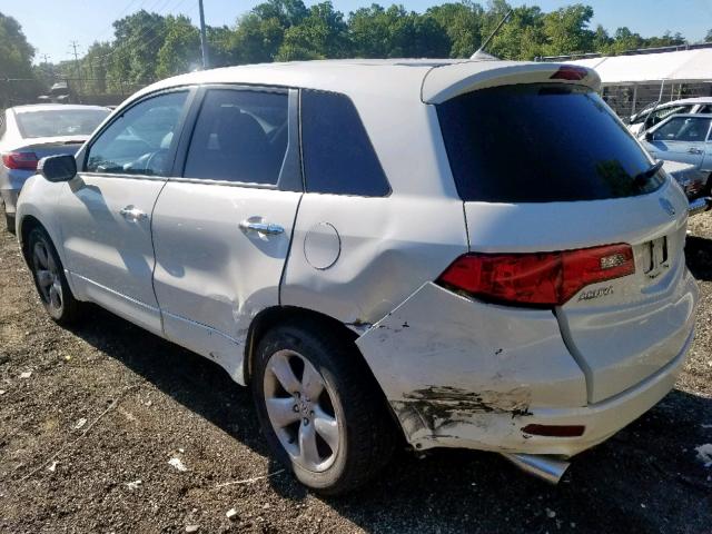 5J8TB185X7A021957 - 2007 ACURA RDX TECHNO WHITE photo 3