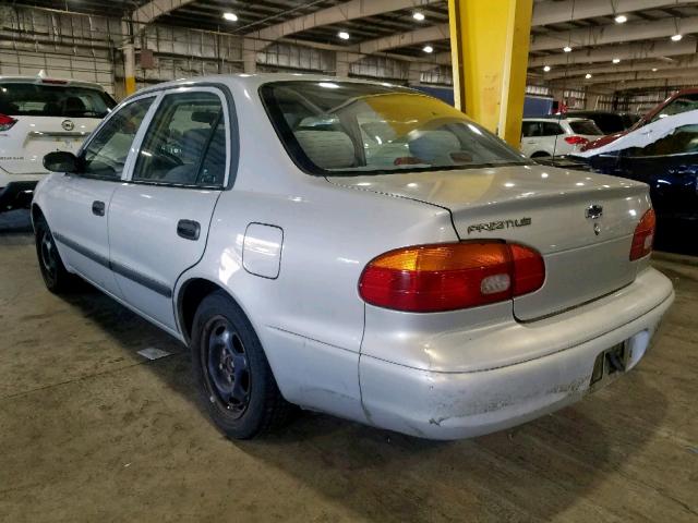 1Y1SK52801Z448931 - 2001 CHEVROLET GEO PRIZM 银色 照片 3